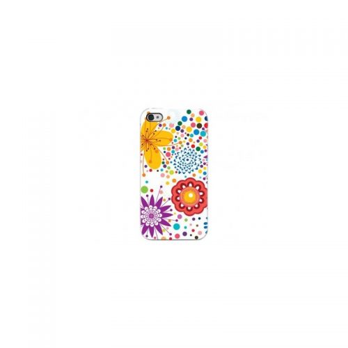 Cover Dot Flowers - Per iPhone 4 o 4S