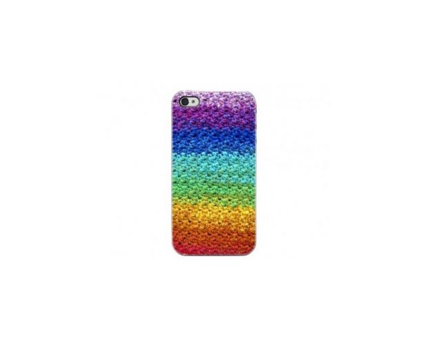 Cover Rainbow Crochet - Per iPhone 4 o 4S