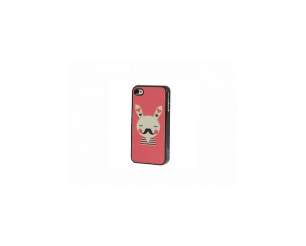 Cover coniglio con baffi iPhone 4 - 4s