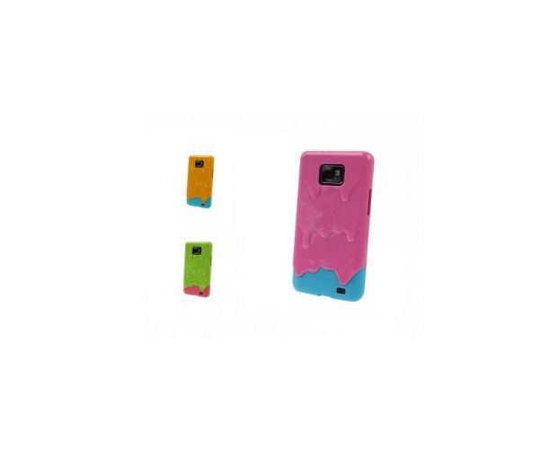 Cover 3D Ice Cream Melt - Per Samsung Galaxy S2 e S2 Plus
