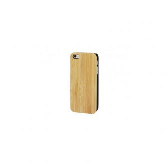 Cover in legno iPhone – incisione foglie