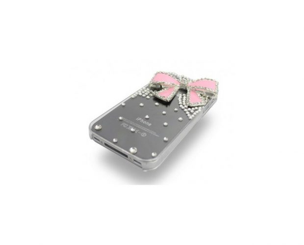Cover con Fioccho e Brillanti per iPhone 4 - 4s