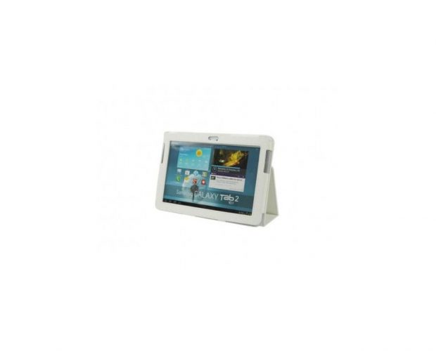 Custodia Pelle Bianca - Per Samsung Galaxy Tab 2 10 1