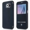 Baseus Terse Serie Custodia in pelle con supporto e visualizzazione dell'ID per Samsung galaxy s6
