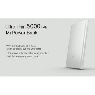 PowerBank  Xiaomi da 5000 mAh Batteria Esterna Portatile