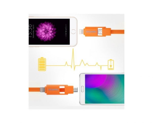 Box Espositore da 40 Cavi 2 in 1 Universali Smartphone e Apple