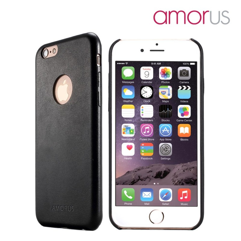 AMORUS Cover Slim Rigida per iPhone 6S / 6 da 4.7 pollici - Nero