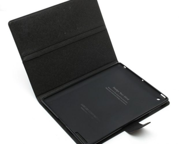 Mercury Cover in Pelle a Diario tipo Libro Raccoglitore per iPad 2/3/4 - Nero