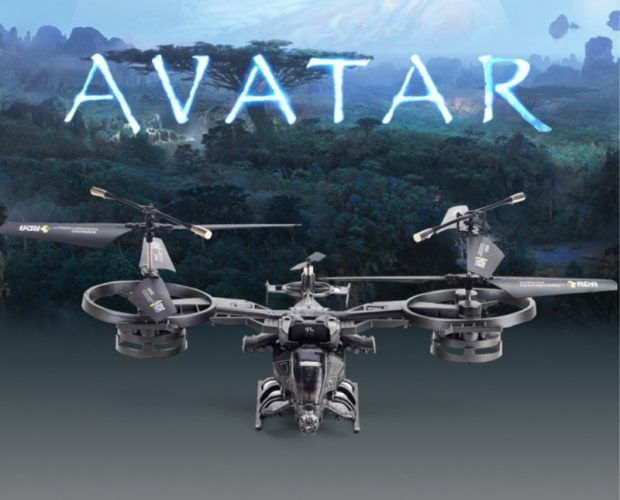 Drone AVATAR 2.4G Remote Control LED Light - Black